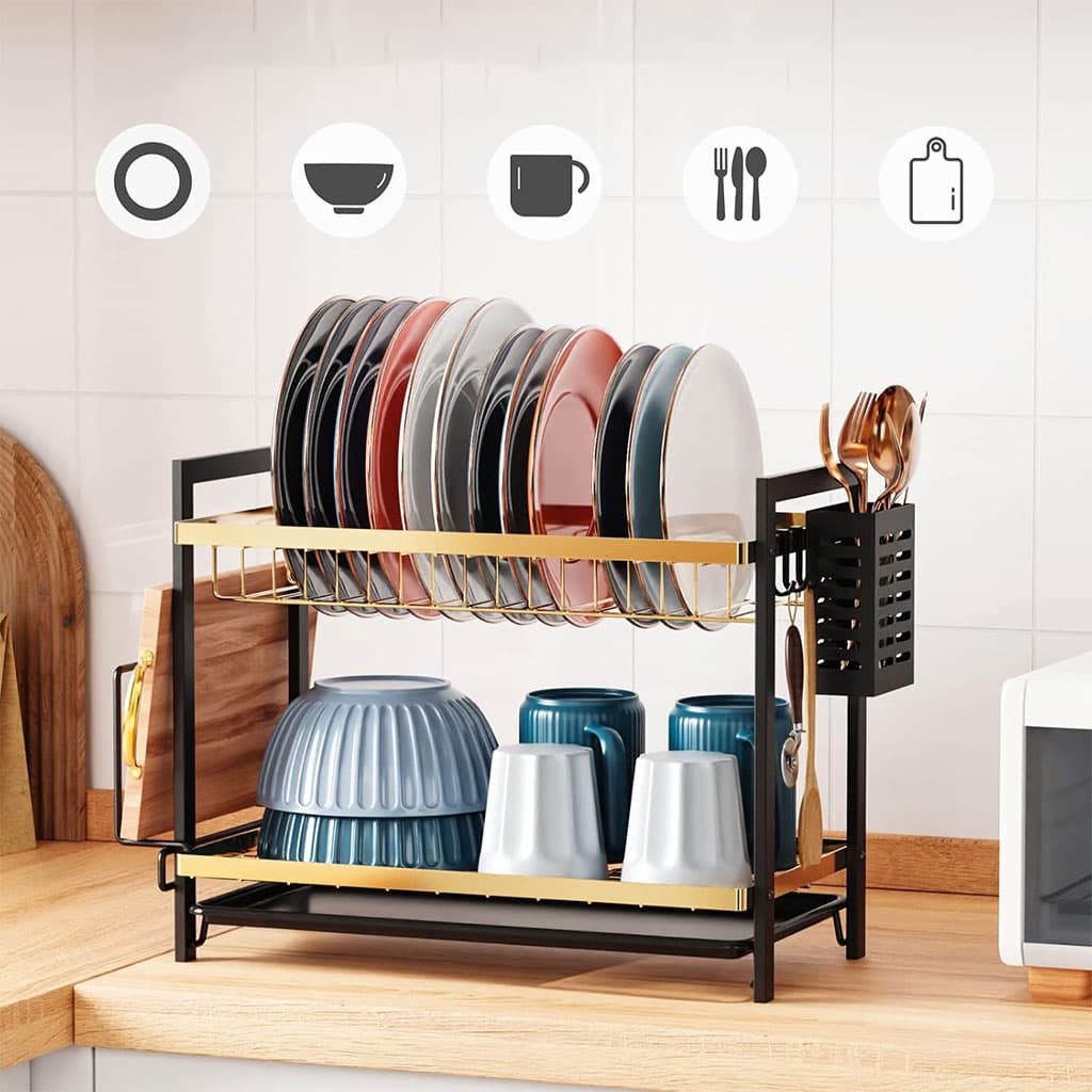 حامل أواني ذهبي - الصورة 4