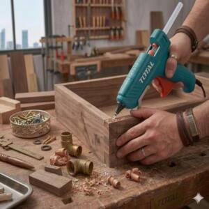 مسدس الغراء الاحترافي TOTAL (100W)